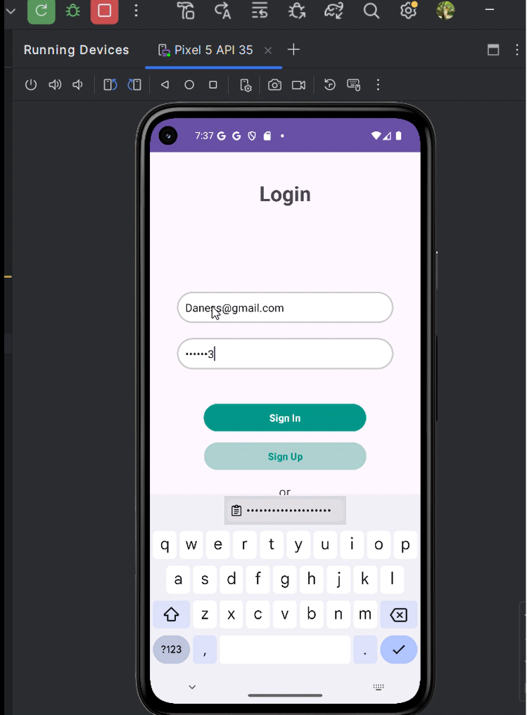 Screenshot of Project 1